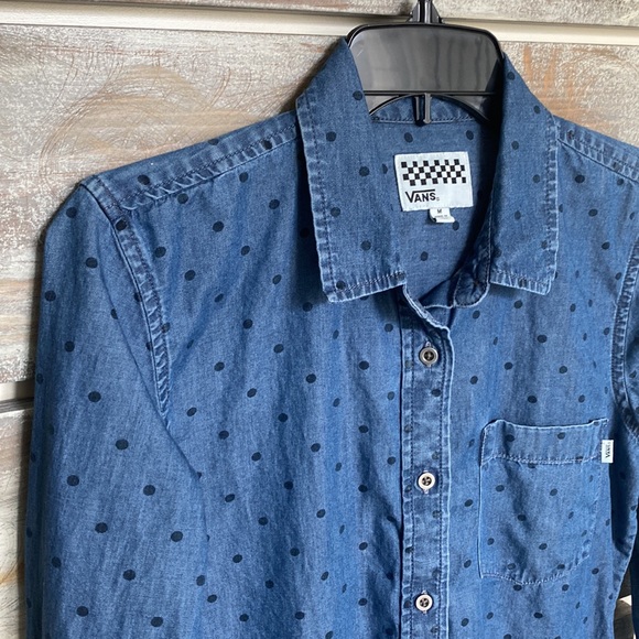 Vans Polka Dot Button Down Shirt - FLAW - Picture 2 of 10